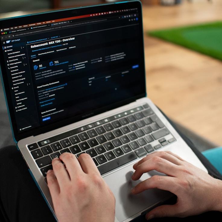 Desktop app development workspace